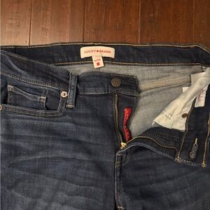 Lucky Brand Blue Boot Cut Jeans with Classic Denim Wash